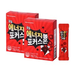 광동 에너지볼 포커스온 카페인 L테아닌 피로회복 집중력, 2박스, 30g
