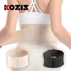 코지스 부드러운 허리보호대 허리복대 압박밴드, 블랙, 1개