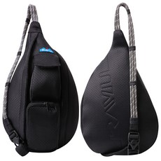 카부 KAVU 메쉬 로프백 대 소 미니 남녀공용 캐주얼 아웃도어 여행용 어깨 슬링 백 가방, 메쉬 로프 백 Black