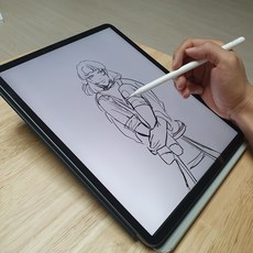 지바 아이패드 필기 거치대 태블릿 책상 그림 프로12 9 받침대 드로잉 갤럭시탭S7 실버