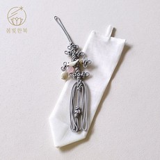 봄빛한복 봄빛한복 새 노리개 (회색) + 눈물고름 SET (P000692858)