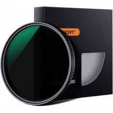 가변 식 ND 필터 ND8-ND2000 필터 67mm 광학 유리 감광 ND 필터 평면 K & F Concept 【메이커 직영점], 단일상품