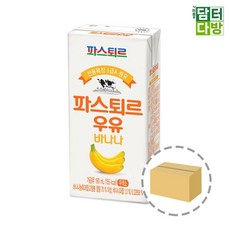 파스퇴르 멸균 바나나우유 190ml (24팩), 24개