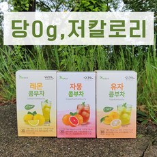 푸드남도 콤부차 60포 자몽 레몬 유자 효능 만들기 다이어트, 유자+유자