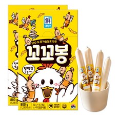 사조 대림 꼬꼬봉 50g 32개 (800g x 2곽) / 편의점 소세지 닭가슴살, 800g, 2개