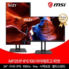 MSI MP251P IPS 100 아이에르고 피벗 무결점 모니터