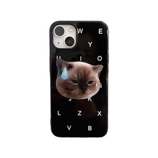 유유라키 고양이 스마트폰 케이스+그립톡