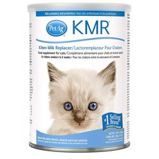 PetAg KMR 밀크파우더 340g 0-6주 고양이 PetAg KMR Kitten Milk Replacer Powder - Prebiotics