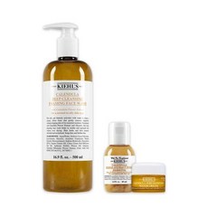 키엘 칼렌듈라 꽃잎 클렌저 500ml 세트 (+대용량 꽃잎 토너 증정)