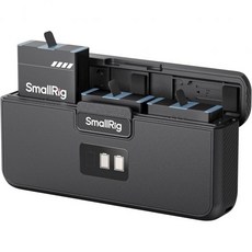SMALLRIG 카메라 배터리 충전기 케이스 고프로 1211109용 3팩 1720mAh 포함 트리플 슬롯 27W 고속 충전 지원 TFT 디스플레이 히어로 12 11 10 9 4, SMALLRIG 카메라 배터리 충전기 케이스 고프로 1