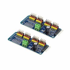 Ximark PCA9685 16 채널 12-Bit PWM 서보 모터 드라이버 IIC 모듈 Arduino Robot용 2Pcs, 1개