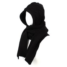 유니버셜 케미스트리 울 Twist Black Muffler Balaclava 바라클라바