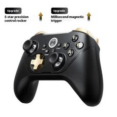 Bettop Beitong Asura 2 프로 + Nebula 무선 블루투스 USB 유선 홀 트리거 조이스틱 게임 패드 PC Ios 컨, 1개, 01 Pro Plus Black