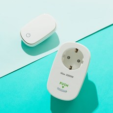 퓨쳐라이트 스마트 자가발전 무선 플러그, 1-1 스마트 플러그 세트, 1개