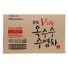 광동 V라인 옥수수 수염차, 340ml, 6박스