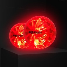1+1 하이그레이드 LED 야광 파크골프공 레드+레드