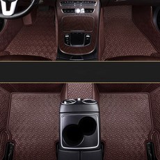 르노 클리오 3 용 PU 자동차 바닥 매트 2014 Tapis Voiture 자동 스타일링 카펫 러그 드롭쉬핑 센터 액세서리 인테리어 패드, [03] Color 3, 1개