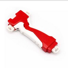 베이블레이드호환 그립4종 호한 핸드그립 양방향 런처 베이블레이드 배이블레이드 버스트 배틀 토이 액세서리 런처 자이로 핸들 로터리 그립 풀러 눈금자, 빨간 손잡이