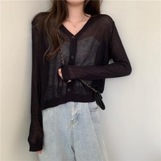 야오야오 레이첼 여름 얇은 가디건