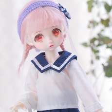 구체관절인형 usd 26cm 훌라 풀세트 구관인형 싼곳 옷 가발 신발 모두포함 교복 애니매이션 만화 안구
