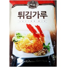 국내산 백설 업소용식자재 튀김가루 2K 6봉 KOR14F3D0, 1