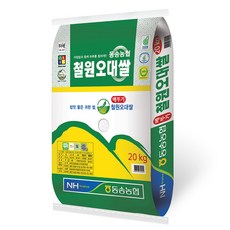 동송농협 철원오대쌀 20kg 2021년산, 1개
