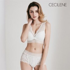 세실엔느 라이크라 밀착 텐션업 브라팬티 CELCBR02 2S 2종 크림