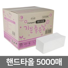 무형광 5000매핸드타올 C, 5000매, 1박스