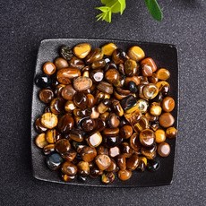천연 크리스탈 자수정 마노 불규칙 미네랄 치유석 자갈 표본 수족관 홈 장식 공예품 50g 100g, [02] 50g, [04] tigers eye