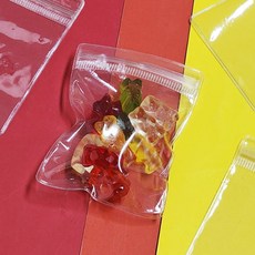 [3개묶음] 미니지퍼백 악세사리보관 포장지퍼백 튼튼PVC악세사리보관팩 6X8cm sg0*3536VS, 3개, 1개입