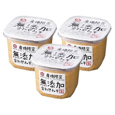 미야지마 무첨가 일본 된장 850 3개, 850g