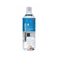 강아지 펫 바우와우 미네랄워터 500ml 애완동물 보충 미네랄 반려견 사료, 1개