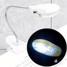 먼데이마켓 LED 헤드캡 집게 독서등 2구 LED스탠드