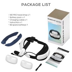 vr기계 vr안경 oculus quest 2 elite 헤드 스트랩용 bobovr 팩, 세트9