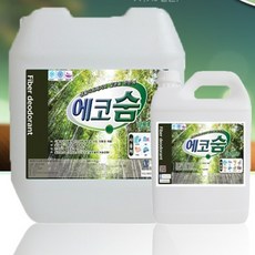 자동차시트 냄새제거 섬유탈취제 에코숨 18.75L 업소용, 피톤치드