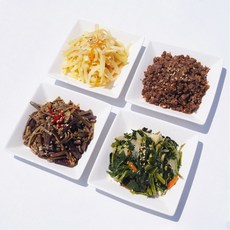 집밥명가 뜰안 비빔밥 나물 반찬 모음, 1팩, 400g