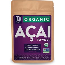 FGO Organic ACAI Powder (Freeze-Dried) 오가닉 아사이 파우더 100% From Brazil, 56g, 1개