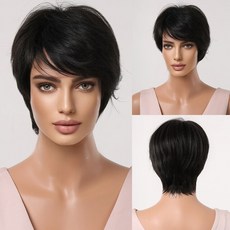 EASIHAIR 여성용 짧은 합성 가발 금발 밥 레이어드 내추럴 헤어 곱슬 하이라이트 고온 섬유 코스프레, 15 LC2065-1, 1개