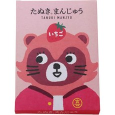 Tanuki Main 일본직구 타누키혼포번 타누키만주 딸기 12팩 / 시코쿠제과, 사이즈, 12개