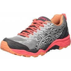 독일직배송(사이즈문의가능) ASICS 여성 젤 후지트라부코 5 러닝화 그레이(미드그레이/실버/디바 핑크) 37.5 EU