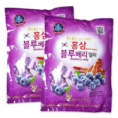 금산 홍삼 블루베리 젤리(300g) x 2봉 / 홍삼 제리, 2개, 300g