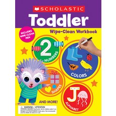(영문도서) Scholastic Toddler Wipe-Clean Workbook Paperback, Scholastic Teaching Resources, English, 9781338891089 Scholastic Teaching Resources, English, 9781338891089
