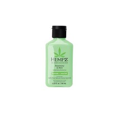 Hempz 미니화로 화로 미니 가정용 헴프즈 허브 바디 모이스처라이저 로즈마리 민트 여행용 2.25온스 미네랄 비타민 C 햄프씨드 오일이 풍부한 수분 로션으로 극도로 건조하거나, 1개, 단일사이즈