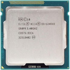 Xeon E3 1245 V2 Quad Core CPU 프로세서 3.4와 호환되는 Movols CPUGHz LGA 1155 8MB SR0P9 컴퓨터 실행 속도 향상 357969