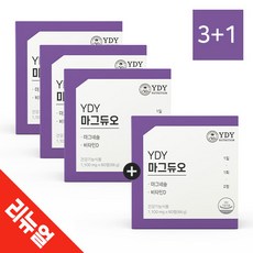 YDY 마그듀오(리뉴얼) 마그네슘 비타민D 60정 3+1, 4개