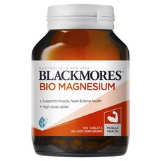 블랙모어스 호주 직배송 바이오 마그네슘 100정 Blackmores Bio Magnesium 100 Tablets, 1개