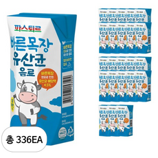 파스퇴르 바른목장 유산균 음료, 125ml, 336개