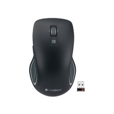 Logitech M560 Wireless Mouse - Hyper-fast Scrolling Full-Size Ergonomic Design for Right or Left, One Size, Black