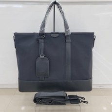 [_][에스콰이아]남성 데일리 경량 패브릭 원단 세미 캐주얼 서류 가방 EODFHX254, 블랙