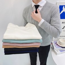 남자 캐시미어 브이넥 정장니트 빅사이즈(WM)